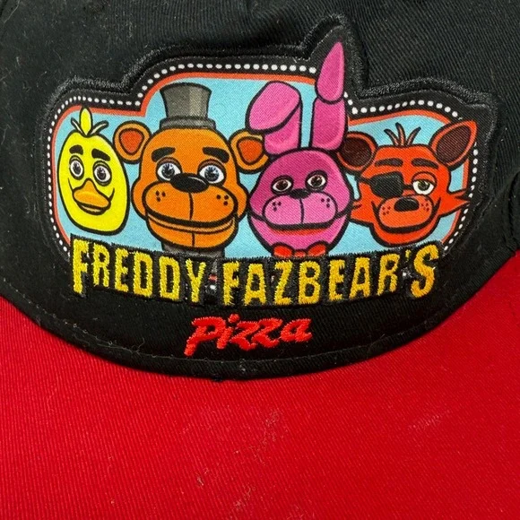 Five Nights at Freddys Youth OSFM Hat Cap Freddy Fazbears Pizza - Picture 2 of 4